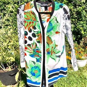Desigual summer swim coverup or pair with leggings!